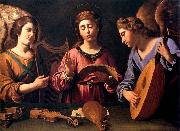 GRAMATICA, Antiveduto St Cecilia with Two Angels USA oil painting reproduction
